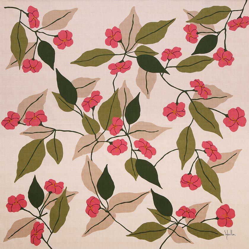 風呂敷：Sybilla（ペンサミント_ベージュ）