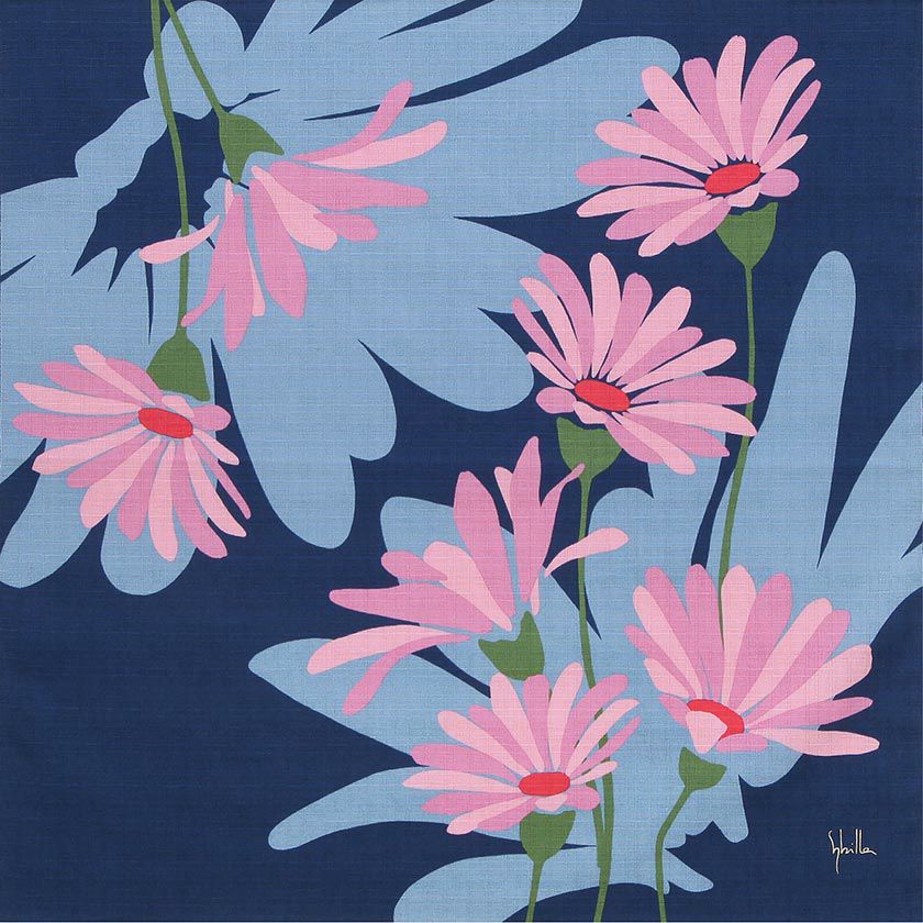 風呂敷：Sybilla（マルガリータ_ネイビー）