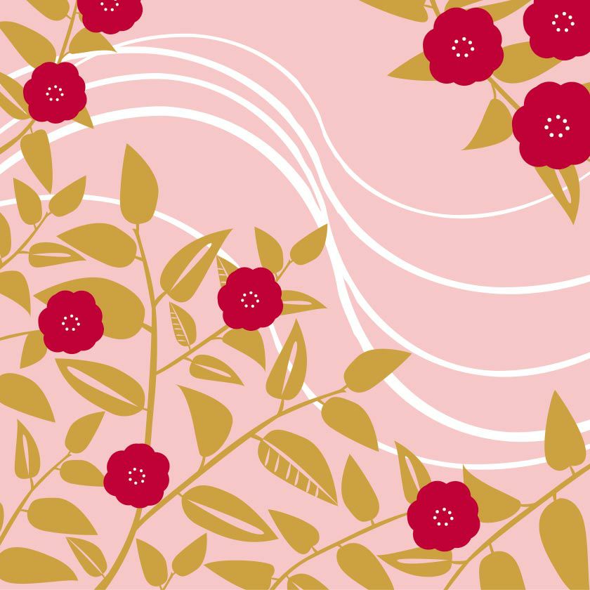 風呂敷：COCOLO（ハナ_ピンク）