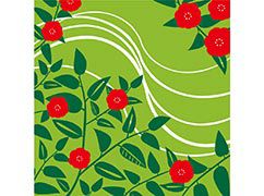 風呂敷：COCOLO（ハナ_グリーン）