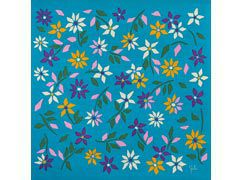 風呂敷：Sybilla（シルベストレー_ブルー）